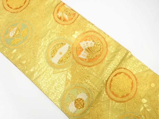 JAPANESE FUKURO OBI / WOVEN KIKU